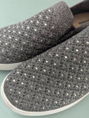 Sonoma from Kohls sparkly silver boat sneaker size 9